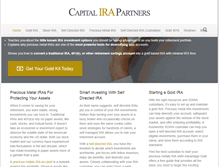 Tablet Screenshot of capitalirapartners.com
